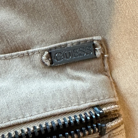 Y2K Guess Stretch Wide Leg Khaki Pants - Picture 6 of 10